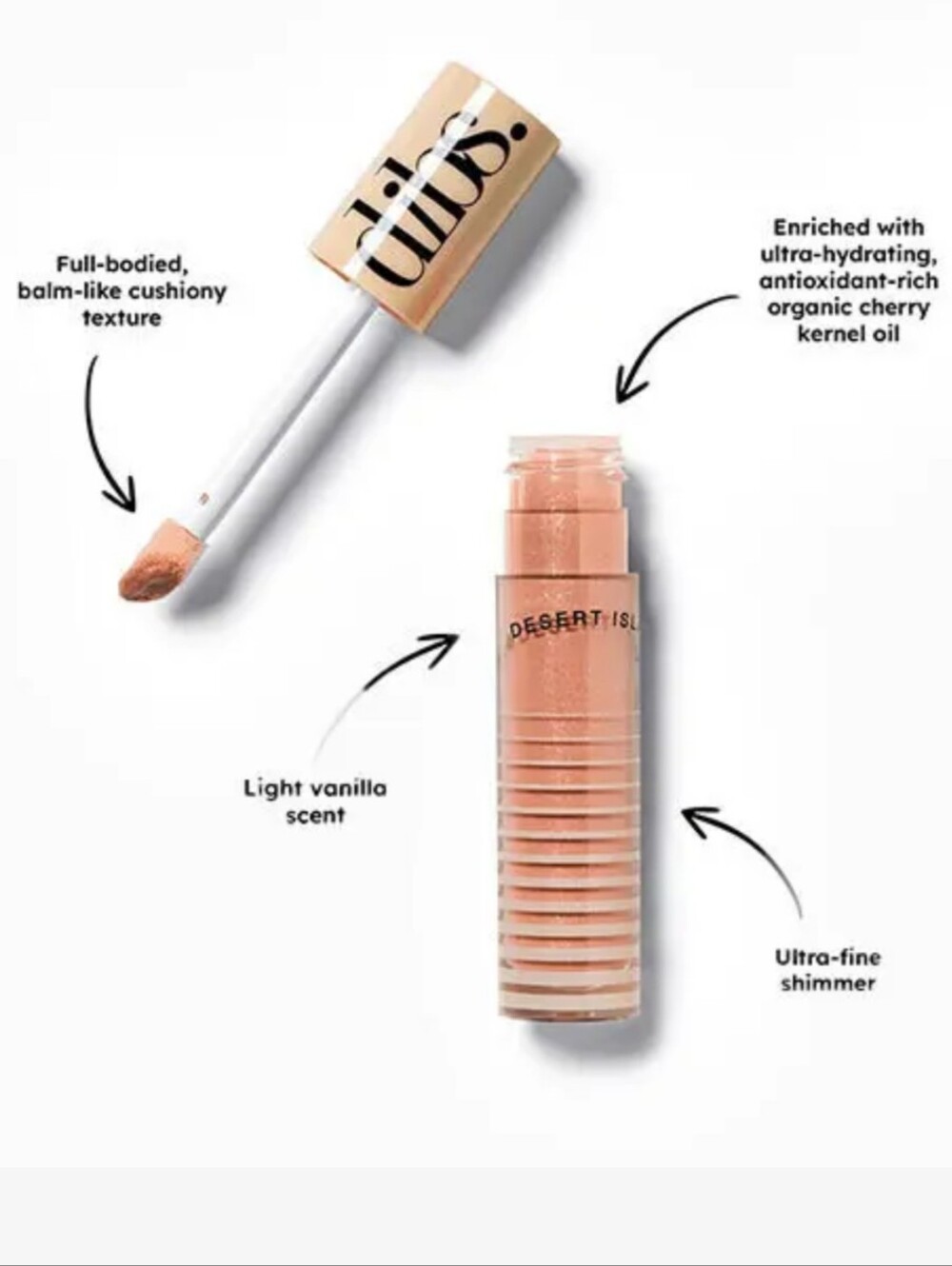 DIBS Go To Glossy Balm In Kiss Me Quick - Picture 2 of 4